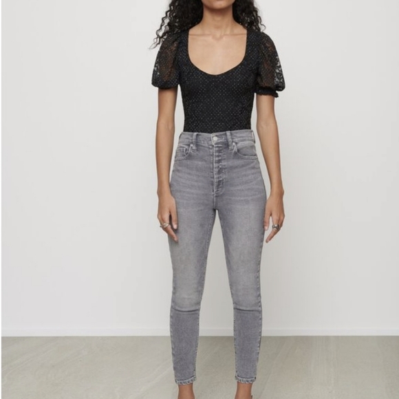 Dynamite Lace Puff Sleeve Top - Picture 3 of 7